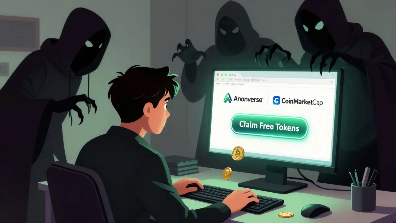 Anonverse X CMC Airdrop: Is It Real? How to Spot Scams & Protect Your Wallet
