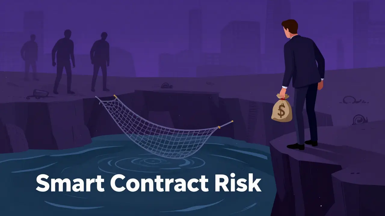 Cautious investor facing smart contract risks and anonymity