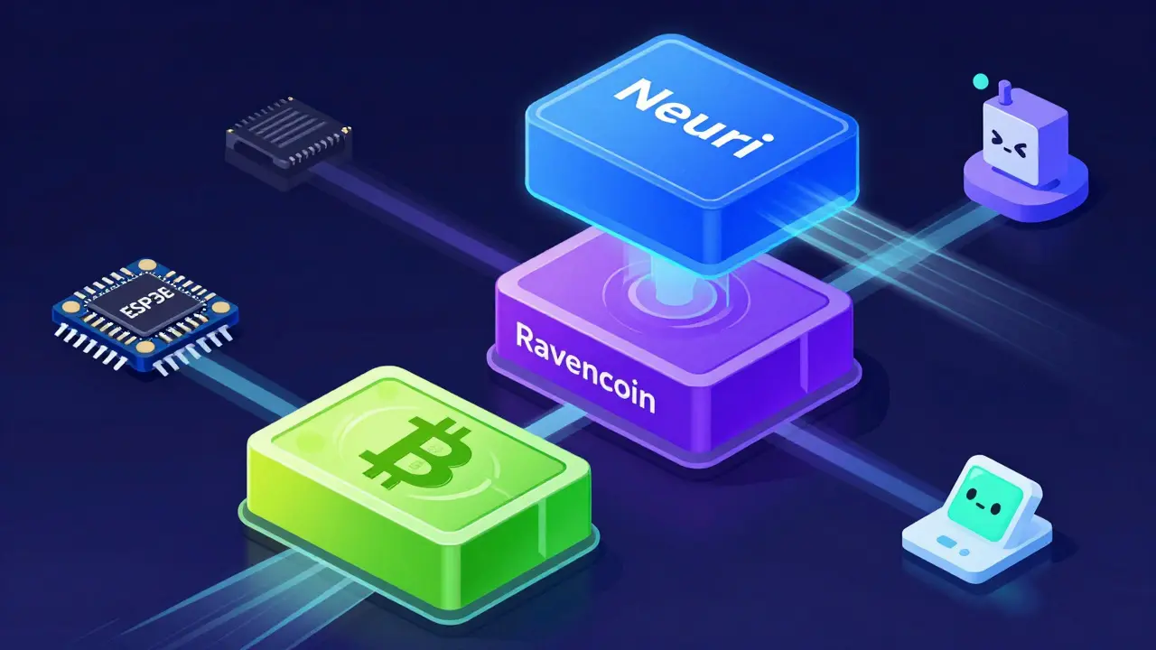 Neurai blockchain lineage from Bitcoin to IoT devices