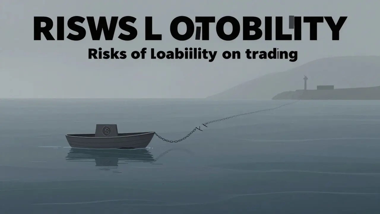 Illustration of a small boat on stagnant water representing low crypto liquidity