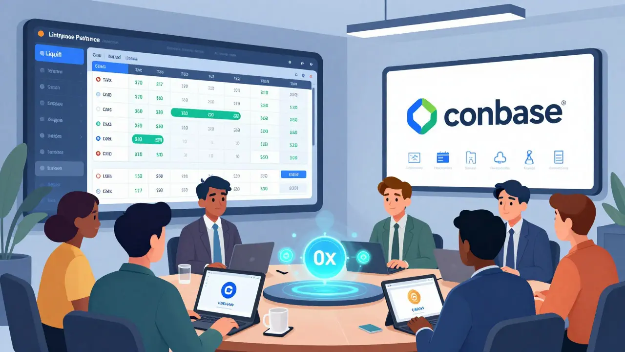 Web3 team managing token vesting and payroll on integrated dashboard