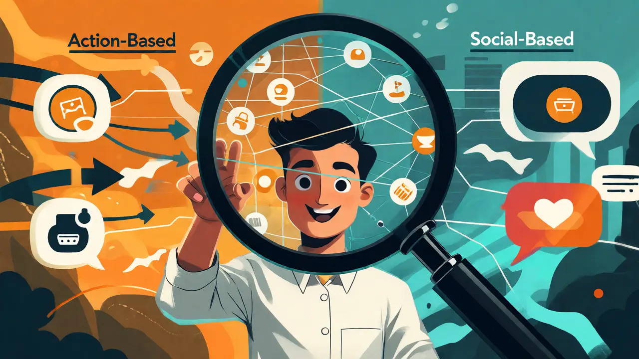 Illustration of a user verifying Swaperry airdrop eligibility via action and social tasks.